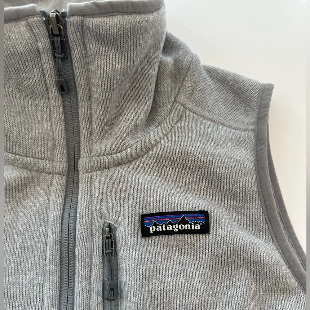 Patagonia Better Sweater Fleece Vest Heather Gray Women’s Size Small - Picture 6 of 11